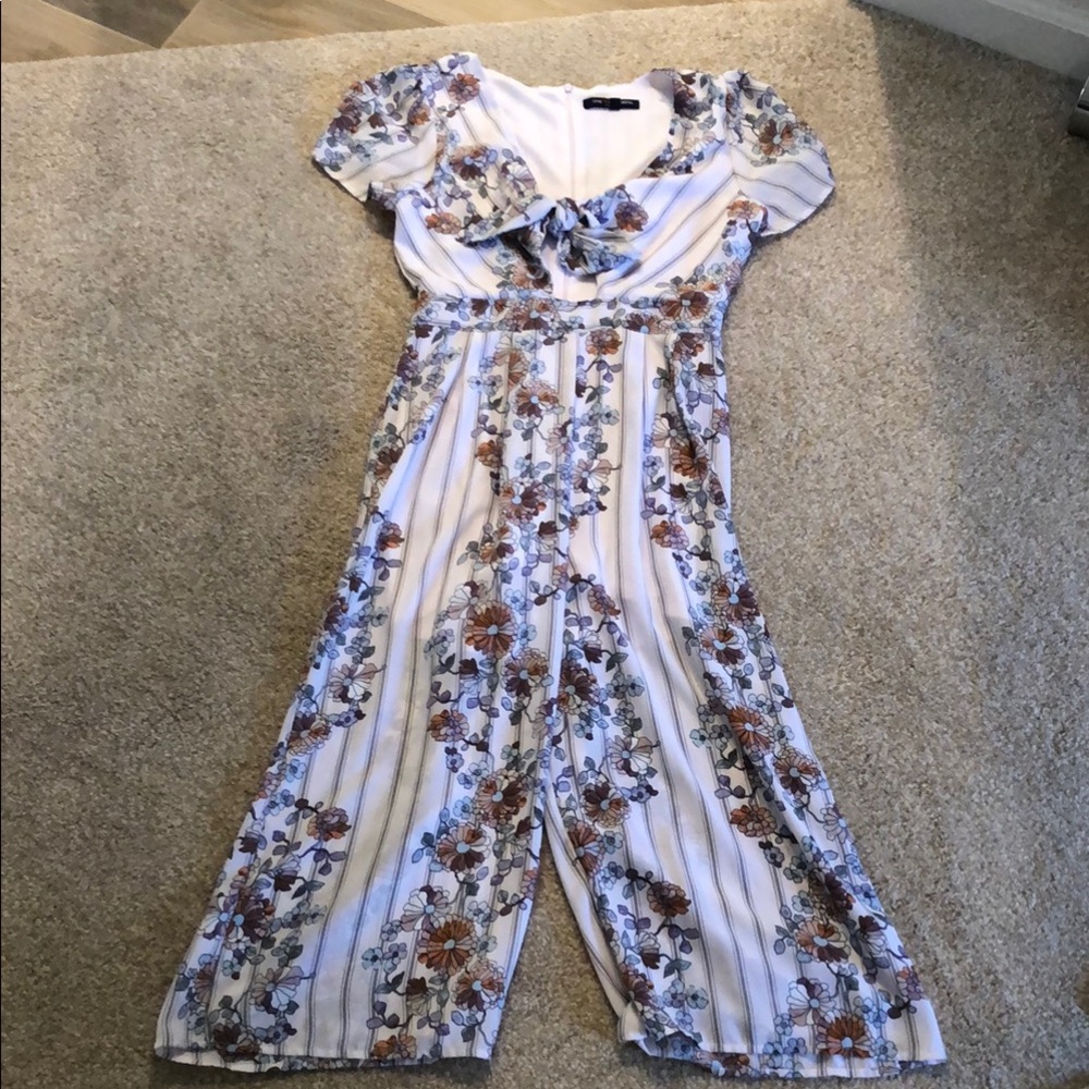 Floral Print Jumpsuit